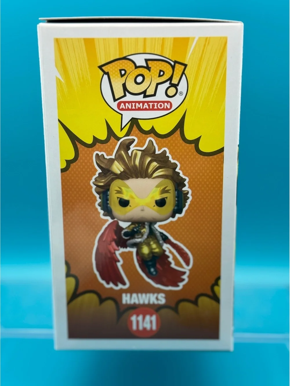 Zeno Robinson signed Hawks MHA LE 3500 Metallic Funko pop with MAS COA
